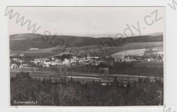  - Jindřichovice pod Smrkem (Heinersdorf) - Liberec, celkový pohled