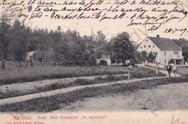  - Karlovy Vary - Karlsbad, lesní restaurace Sv. Leonard, St. Leonhard