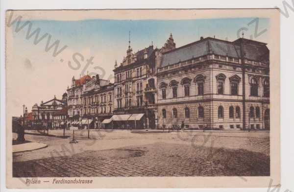  - Plzeň (Pilsen) - Ferdinandova třída, kolorovaná