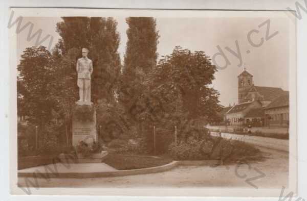  - Moravská Nová Ves (Břeclav), pomník, socha, Grafo Čuda Holice