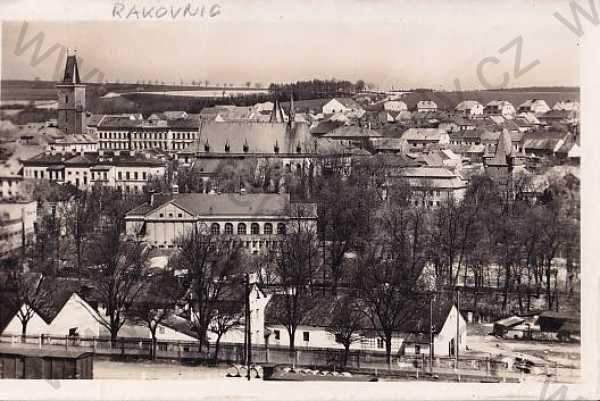  - Rakovník, částečný záběr města, Fototypia-Vyškov