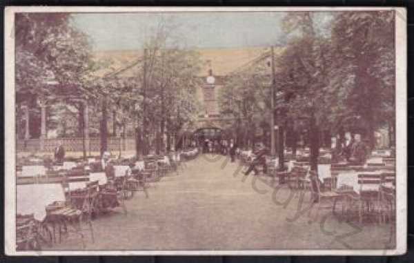  - Praha, Střelecký ostrov, restaurace, barevná