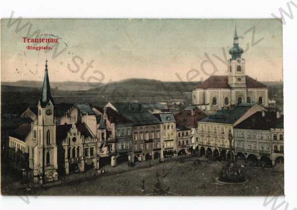  - Trutnov, náměstí, kostel, obchody