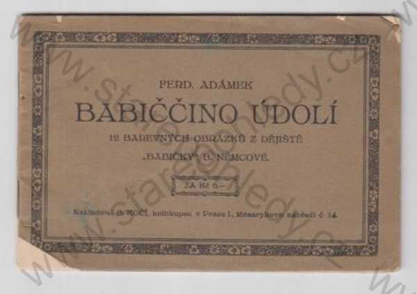  - Album Babiččino údolí (Náchod), nejsou pohlednice - 12 obrazů, kolorovaná, nejsou pohlednice