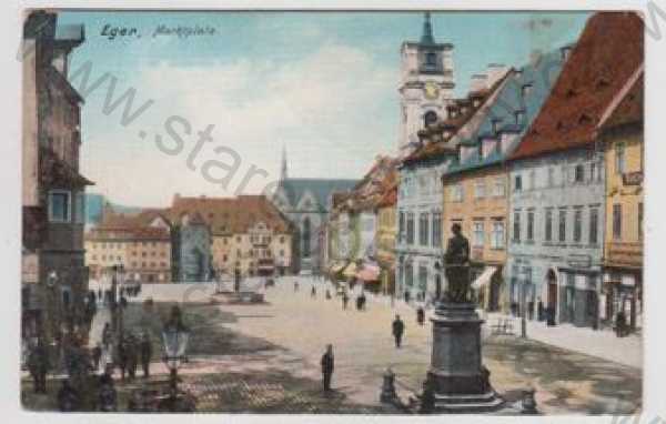  - Cheb (Eger), náměstí, kolorovaná