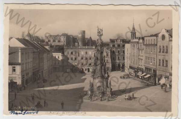  - Jindřichův Hradec, náměstí, automobil, foto J.Švec
