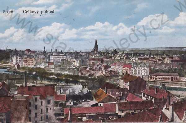  - Plzeň Pilsen, celkový pohled, barevná