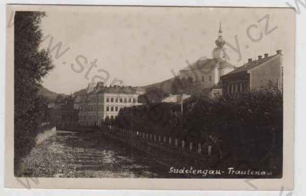  - Trutnov (Trautenau), řeka, částečný záběr města