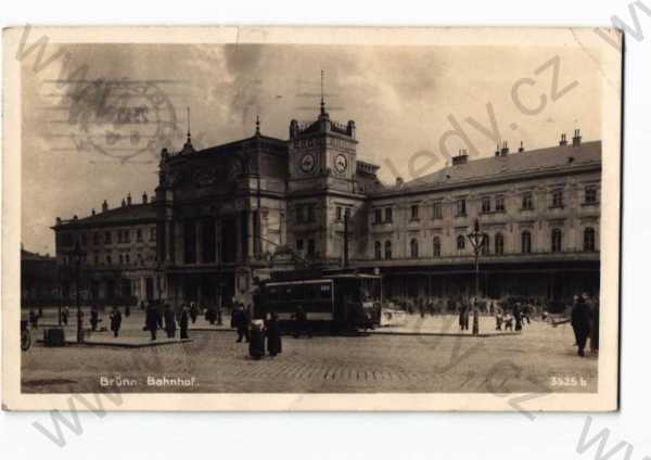  - Brno, nádraží, tramvaj, Foto-fon