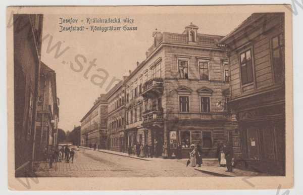  - Josefov (Josefstadt) - Náchod, Králohradecká ulice, pohled ulicí