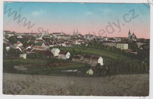  - Jihlava (Iglau), celkový pohled, kolorovaná