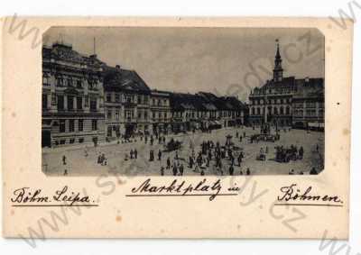  - Česká Lípa, náměstí, nejedná se o pohlednici