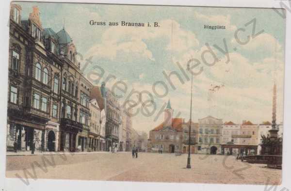  - Broumov (Braunau) - Náchod, náměstí, kolorovaná