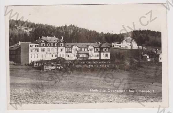  - Žáry - hotel, razítko poštovna Oberschaar