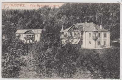  - Luhačovice (Zlín), Villa Růžová a Lipová