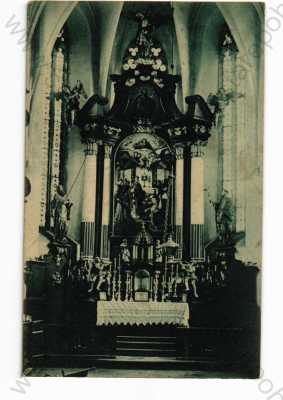  - Deštná, Jindřichův Hradec, hlavní oltář chrámu