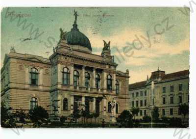  - Opava, částečný záběr města, muzeum