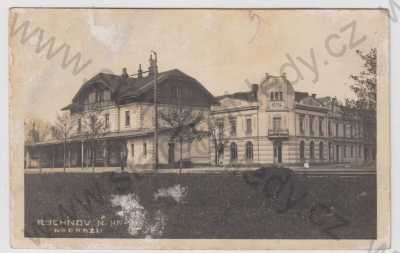  - Rychnov nad Kněžnou, nádraží, hotel