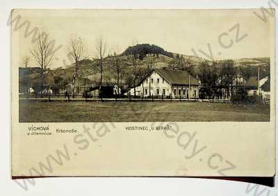  - Víchová u Jilemnice - Krkonoše, hostinec U Berků, real foto