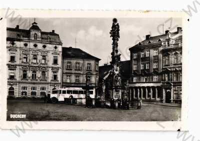  - Duchcov, Teplice, náměstí, autobus