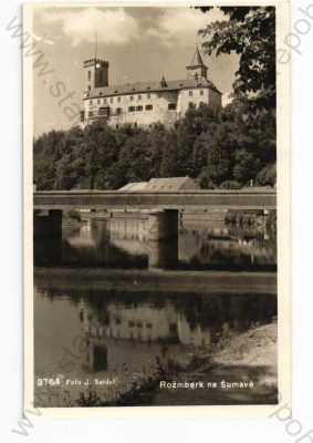  - Rožmberk, Český Krumlov, zámek, most, foto J.Seidel