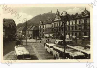  - Most, částečný záběr města, autobus, ORBIS