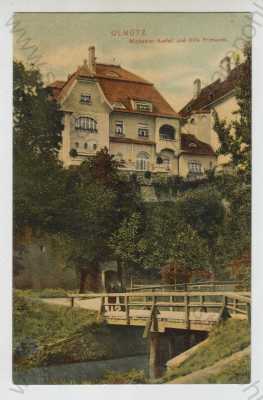  - Olomouc (Olmütz), barevná, Villa Primavesi, celkový pohled