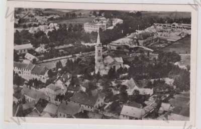  - Nové Město na Moravě (Žďár nad Sázavou), celkový pohled, pohled na město z výšky, Fototypia-Vyškov