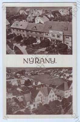  - Nýřany (Plzeň-sever), více záběrů, částečný záběr města, pohled na město z výšky