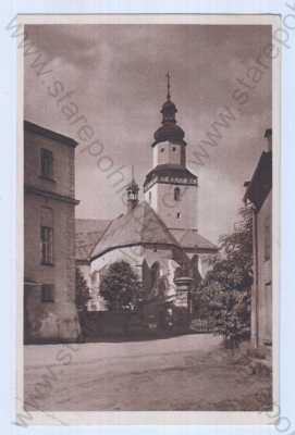  - Hostinné nad Labem (Trutnov), děkanský kostel, celkový pohled