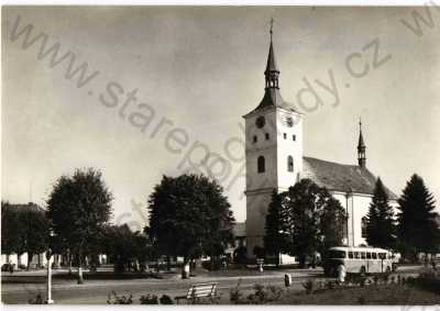  - Bohdaneč, Pardubice, náměstí, autobus, ORBIS