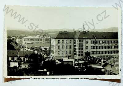  - Valašské Meziříčí  - Masarykův státní československý ústav, pohled ulicí, foto Šrůtek