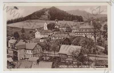  - Jetřichovice (Dittersbach) - Děčín, celkový pohled, České Švýcarsko