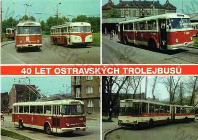  - Ostrava, 40 let ostravských trolejbusů