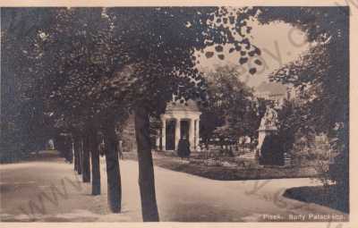  - Písek, park, altán, real foto