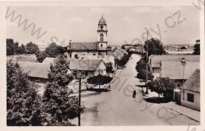  - Libice nad Cidlinou, Nymburk, kostel, náměstí, ORBIS