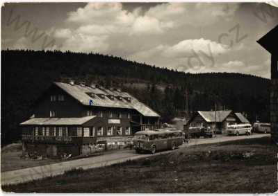  - Červenohorské sedlo, Jeseníky, Bruntál, autobus, ORBIS