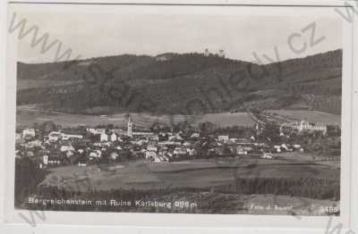  - Kašperské hory (Burgreichenstein) - Klatovy, celkový pohled, Kašperk, hrad, zřícenina, Foto Seidel