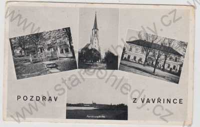  - Vavřinec (Kutná Hora), více záběrů, kostel, pomník, škola, partie u rybníka, koláž