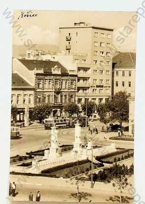  - Slovensko - Košice - náměstí, pomník, tramvaj