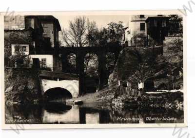  - Český Krumlov, částečný záběr města, most, foto J.Seidel