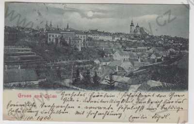  - Jihlava (Iglau), celkový pohled, mondschein, DA