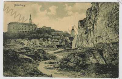  - Mikulov (Nikolburg) - Břeclav, zámek, část města