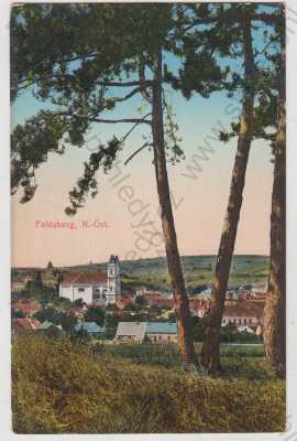  - Valtice (Feldsberg) - Břeclav, část města, kolorovaná