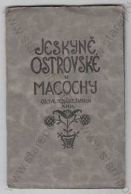  - Album Macocha (Blansko), Ostrovské jeskyně, leporelo, nejsou pohlednice