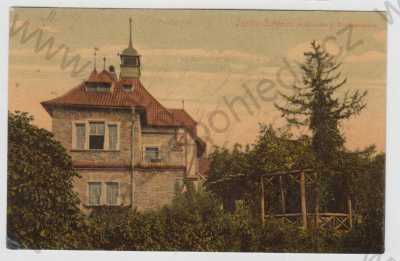  - Teplice (Teplitz), Doubravská hora, restaurace, kolorovaná