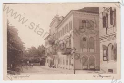  - Františkovy Lázně (Franzensbad), Cheb, lázeňský dům, pouliční lucerna