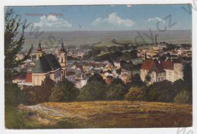  - Šternberk (Sternberg i. Mähren), Olomouc, barevná, celkový pohled