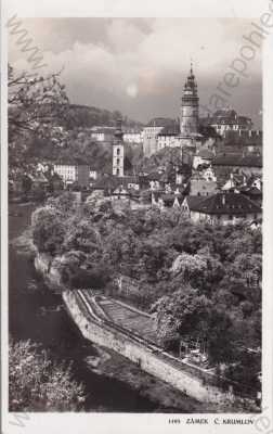  - Český Krumlov, Krummau, zámek, celkový pohled, foto J. Wolf