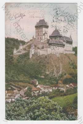  - Karlův Týn- Karlštejn (Beroun), barevná, celkový pohled